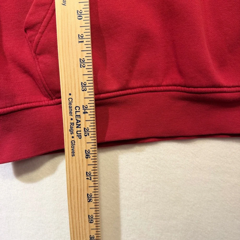 Jordan Jumpman Fleece Hoodie Mens Medium Red Pullover Sweatshirt Basketball